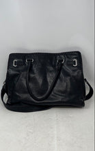 Load image into Gallery viewer, Michael Kors Womens Hamilton Est. 1981 Black Leather Shoulder Satchel Bag