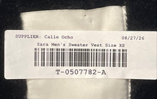 Load image into Gallery viewer, Zara Womens Black Sleeveless Shearling Lined Motorcycle Biker Vest Size XS
