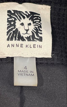 Load image into Gallery viewer, Anne Klein Womens Black Long Sleeve Pockets Button Front Jacket Size 4