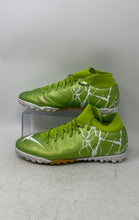 Load image into Gallery viewer, Unbranded Mens Green White Leather Lace-Up Sport Soccer Cleats Size EUR 43
