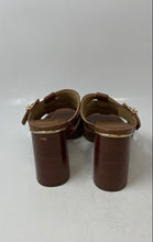 Load image into Gallery viewer, Michael Kors Womens Jagger Brown Open Toe Block Slide Sandals Size 8