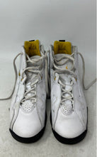 Load image into Gallery viewer, Nike Kids Air Jordan True Flight White Black Yellow Sneaker Shoes Size 5.5Y
