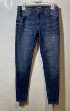 Load image into Gallery viewer, Michael Kors Womens Blue Denim Medium Wash Pockets Skinny Jeans Size 4