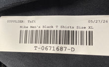 Load image into Gallery viewer, Nike Mens Black Cotton Short Sleeve Round Neck Pullover T-Shirt Size XL