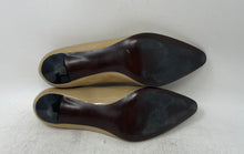 Load image into Gallery viewer, Cole Haan Womens D31399 Beige Patent Leather Slip-On Pump Heels Size 8 B