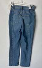Load image into Gallery viewer, Abercrombie & Fitch Womens Blue Curve Love Ultra-High Rise Straight Jeans Sz 25