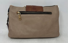 Load image into Gallery viewer, Jose Hess Womens Brown Beige Pebble Leather Outer Pockets Shoulder Handbag