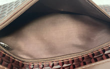 Load image into Gallery viewer, Womens Brown Detachable Strap Inner Pockets Shoulder Crossbody Purse