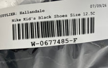 Load image into Gallery viewer, Nike Boys Court Borough Mid 870026-001 Black Suede Sneaker Shoes Size 12.5C