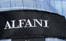 Load image into Gallery viewer, Alfani Mens Blue Short Sleeve Collared Pockets Button-Up Shirt Size Medium
