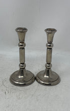 Load image into Gallery viewer, Set Of 2 Pcs Silver-Tone Baluster-Style Home Decorative Candlestick Holders