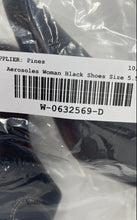 Load image into Gallery viewer, Aerosoles Womens Black Leather Square Toe Mary Jane Heels Size 5.5B