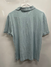 Load image into Gallery viewer, Banana Republic Mens Green Heather Cotton Short Sleeve Polo Shirt Size M