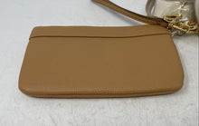 Load image into Gallery viewer, Nanette Lepore Womens Molie Tech Beige Leather Detachable Strap Crossbody Bag