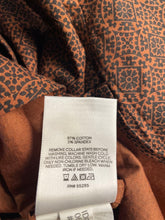 Load image into Gallery viewer, Express Mens Brown Collared Long Sleeve Button-Up Shirt Size Small