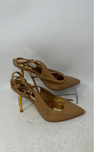 Load image into Gallery viewer, Guess Womens Brown Leather Pointed Toe Ankle Tie Stiletto Pump Heels Size 7M