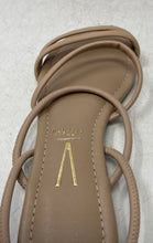 Load image into Gallery viewer, Vizzano Womens Beige Open Toe Flat Slip-On Slingback Sandals Size 8