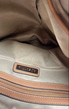 Load image into Gallery viewer, Rosetti Womens Brown White Printed Inner Pockets Detachable Strap Shoulder Purse