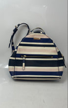 Load image into Gallery viewer, Kate Spade New York Womens White Navy Blue & Pink Laurel Way Sammi Mini Backpack