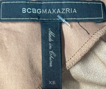 Load image into Gallery viewer, BCBGMAXAZRIA Womens Brown Short Sleeve Round Neck Blouse Top Size XS