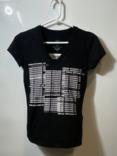 Load image into Gallery viewer, Armani Exchange Womens Black Logo Print Short Sleeve Pullover T-Shirt Size XS