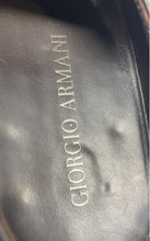 Load image into Gallery viewer, Authentic Giorgio Armani Mens Dark Brown Leather Derby Dress Shoes Size EU 41.5