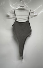 Load image into Gallery viewer, Zara Womens Gray Sleeveless One-Piece Bodysuit Size Medium With Tag
