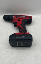 Load image into Gallery viewer, Pulituo DC-7120S Red 20V Keyless Chuck Cordless Drill W/ Accessories Not Tested