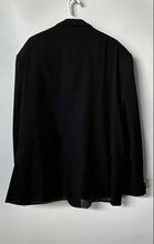 Load image into Gallery viewer, Pierre Loren Mens Navy Blue Long Sleeve Single-Breasted Two-Button Blazer Sz 54R