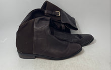 Load image into Gallery viewer, Coach Womens Brown Leather Almond Toe Adjustable Strap Knee High Boots Size 11