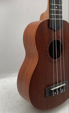 Load image into Gallery viewer, Everjoys Soprano Brown Natural Wood 4-String Acoustic Ukulele