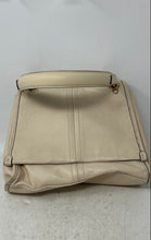 Load image into Gallery viewer, Karl Lagerfeld Womens Beige Leather Inner Pockets Travel Top Handle Handbag