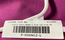 Load image into Gallery viewer, Calvin Klein Womens Pink Long Sleeve Pockets Button Front Blouse Top Size XS
