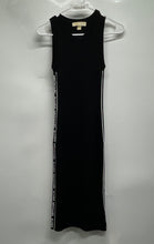 Load image into Gallery viewer, Michael Kors Womens Black White Sleeveless Round Neck Maxi Dress Size XS