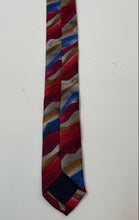 Load image into Gallery viewer, Club Milano Mens Multicolor Printed Silk Adjustable Designer Tie