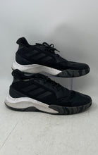 Load image into Gallery viewer, Adidas Mens Runthegame EE9647 Black Low Top Lace-Up Sneaker Shoes Size 11