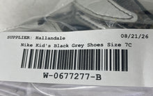 Load image into Gallery viewer, Nike Kids V5 RNR HQ6413-001 Black Gray Slip-On Sneaker Shoes Size 7C