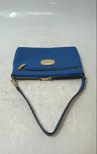 Load image into Gallery viewer, Michael Kors Womens Blue Inner Outer Pockets Small Shoulder Purse