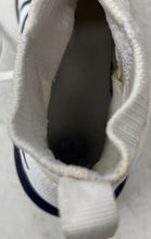 Load image into Gallery viewer, Nike Mens Alpha Huarache NXT MCS White Blue Lace-Up Baseball Cleats Size 8.5