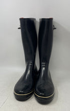 Load image into Gallery viewer, Kate Spade New York Womens Black Round Toe Knee High Rain Boots Size 9