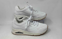 Load image into Gallery viewer, Skechers Womens Uno Stand On Air 73690 White Leather Sneaker Shoes Size 8.5