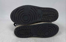 Load image into Gallery viewer, Nike Kids Air Jordan 1 Mid Black Red Leather Lace-Up Sneaker Shoes Size 2Y