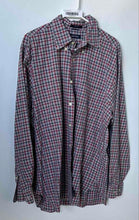 Load image into Gallery viewer, Nautica Mens Multicolor Plaid Cotton Long Sleeve Collared Button-Up Shirt Size L