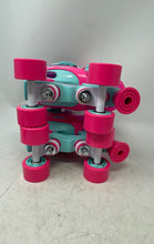 Load image into Gallery viewer, Roller Derby Girls Multicolor Adjustable Roller & Inline Skates Combo Size 12-2