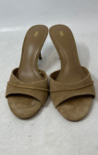 Load image into Gallery viewer, Zara Womens Light Brown Open Toe Stiletto Slip-On Slide Sandals Size 40