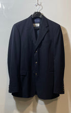 Load image into Gallery viewer, Tommy Hilfiger Mens Black Single-Breasted Three-Button Blazer Jacket Size 44L