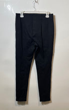Load image into Gallery viewer, Ann Taylor Womens Black Flat Front Side Zip Skinny Leg Trouser Pants Size 10