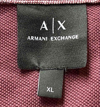 Load image into Gallery viewer, Armani Exchange Mens Pale Short Sleeve Collared Polo Shirt Size XL