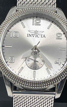 Load image into Gallery viewer, Authentic Invicta Men's Silver-Tone Stainless Steel Quartz Watch
