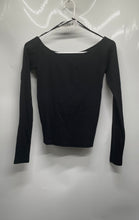 Load image into Gallery viewer, Forever 21 Womens Black Stargirl Rhinestone Off The Shoulder T-Shirt Size Small